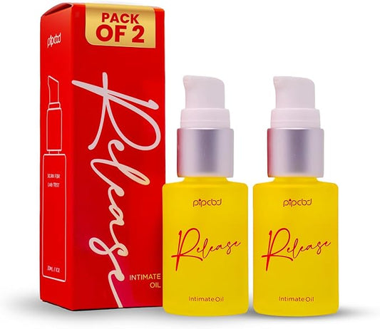 100% Natural Intimate Vaginal Moisturizer for Women stimulating – Infused with Golden Jojoba & Sweet Almond Yoni Oil – Non-GMO – Enhances Sensation, Reduces Dryness & Promotes Relaxation(Pack 2)