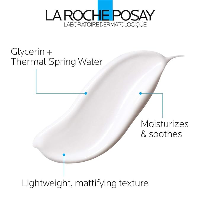 La Roche-Posay Toleriane Sensitive Fluide Protective Moisturizer,Lightweight Oil-Free Face Moisturizer,For Sensitive Skin,(Pack of 2)