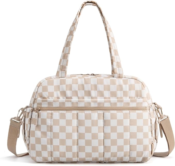 BAGSMART Gym Bag for Women, Duffle Bag for Travel with Wet Pocket, Lightweight Carry on Weekender Duffel, Water Resistant