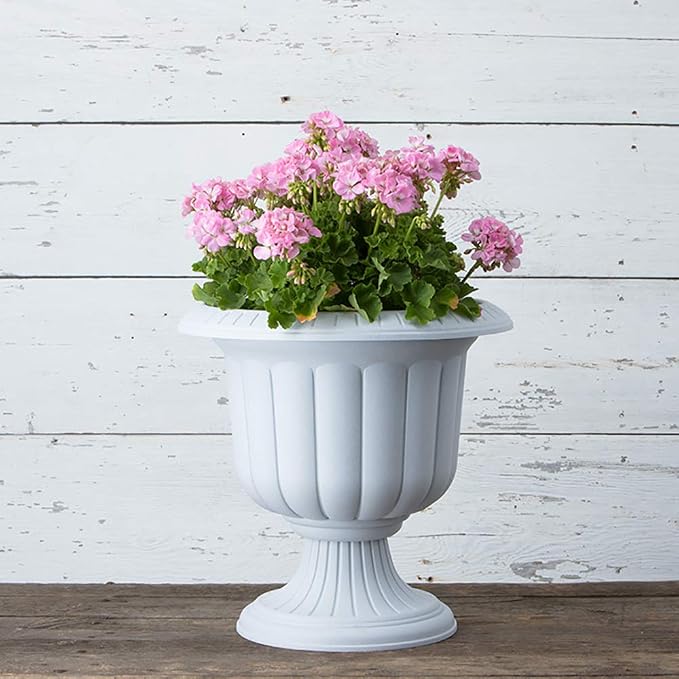 Root & Vessel Classic Urn Planter, Stone, 19-Inch