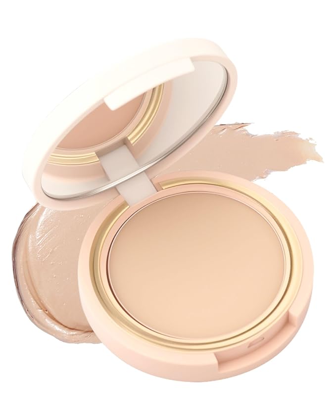 Under Eye Concealer Brightener Cream, Waterproof Full Coverage Face Concealer for Dark Circles, Vegan Formula, Long-Lasting Natural Korean Makeup, Under Eye Corrector de Ojeras Pot for Women Girl-01