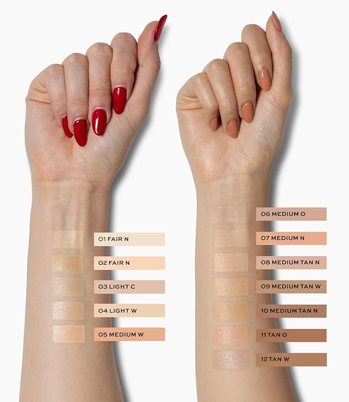 MAKE Beauty Skin Mimetic Concealer Buildable Medium Coverage Hydrating Concealer for Dark Circles Spot Concealing Brightening Crease-Free, Including Mature Skin. Radiant Finish. 15 Tan Deep Warm