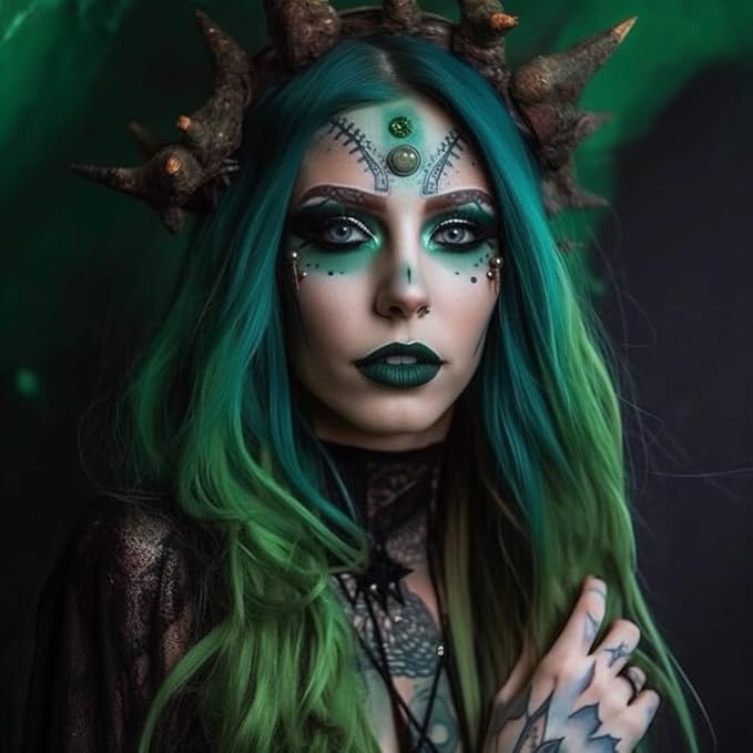Face and Body Paint Green (30gm) Non-Toxic Paint for Children and Adults Halloween Makeup, Costumes, Festivals