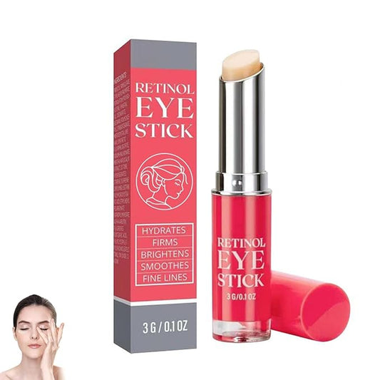 Retinol Eye Stick, retinol Anti-Aging Eyes Stick, Retinols Eye Balm, Relieves Dark Circle and Puffiness, Essence Liquid for Female Eyes Care Mild (1Pcs)