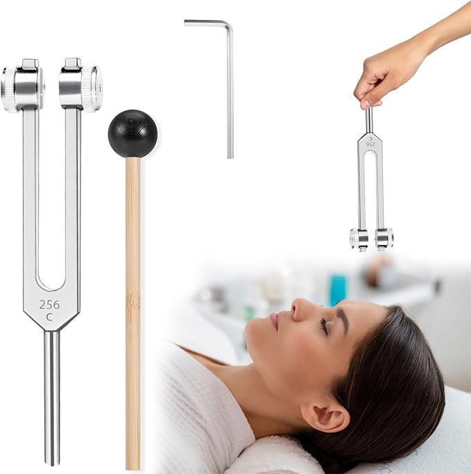 Propelify 128 hz Healing Instrument, Aranovia 128 hz - Healing Tuning Fork, Perfect for Chakra Healing, Sound Therapy, and Meditation — Ideal Gift Choice