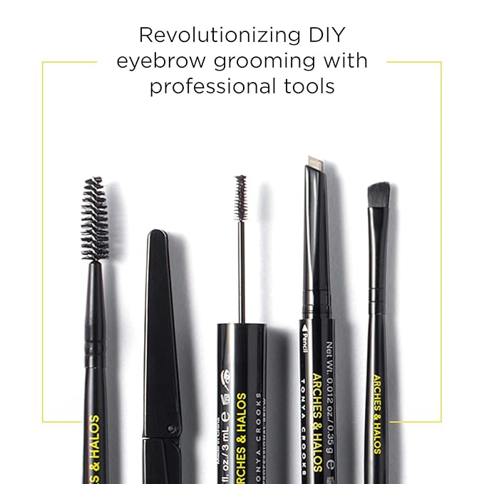 Arches and Halos Mini Natural Hold Eyebrow Gel - Flexible, Weightless, Clear Brow Gel for Long-Lasting Hold - Sets Quickly - Vegan - 0.08 oz