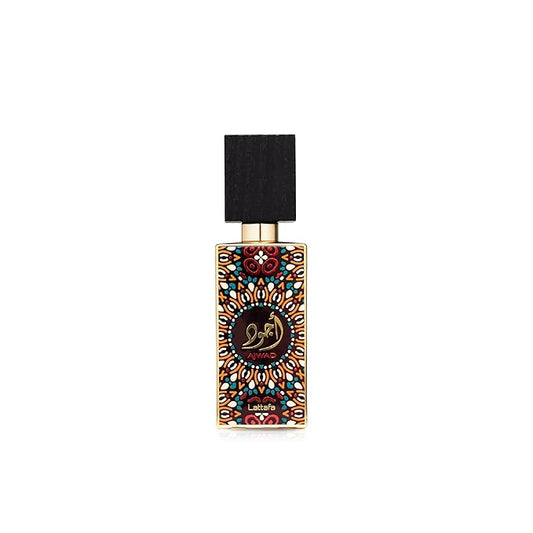 Lattafa Ajwad Eau De Parfum Spray for Unisex, 2.0 Ounce
