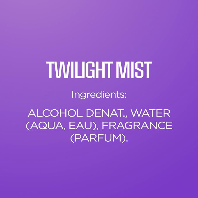 Body Fantasies Signature Fragrance Body Spray, Twilight Mist, 8 fl oz (Pack of 2)