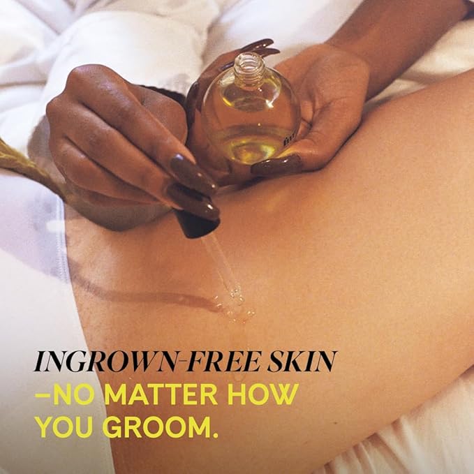Ingrown Hair Oil for Bikini Line, Underarms, Legs & More – Soothes Razor Bumps, Prevents Ingrowns, Reduces Redness & Irritation – Jojoba, Clary Sage & Tea Tree – 14mL