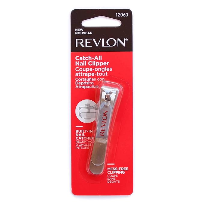 Revlon Catch-All Nail Clipper, 1 Count (Pack of 2)