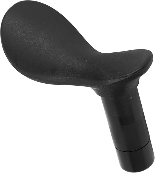 Manual Trigger Point Massage Tool Ergonomic Stress Relief Portable Thumb Massager for Body Deep Tissue Massage Neck Back Legs Rubber Metal Compact Lightweight (Flat Head)