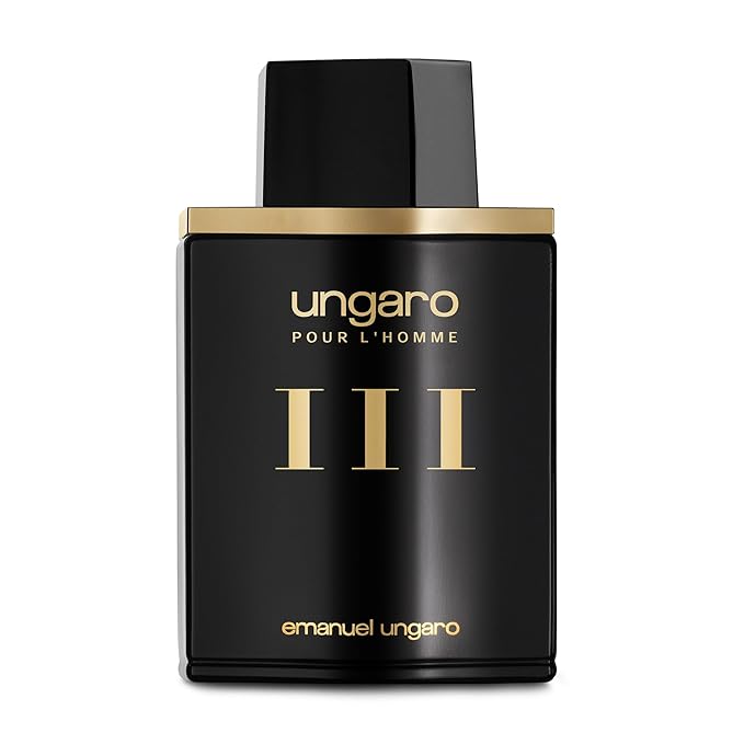 Emanuel Ungaro Pour L'Homme III Eau De Toilette Cologne Spray for Men, 3.4 Fl Oz