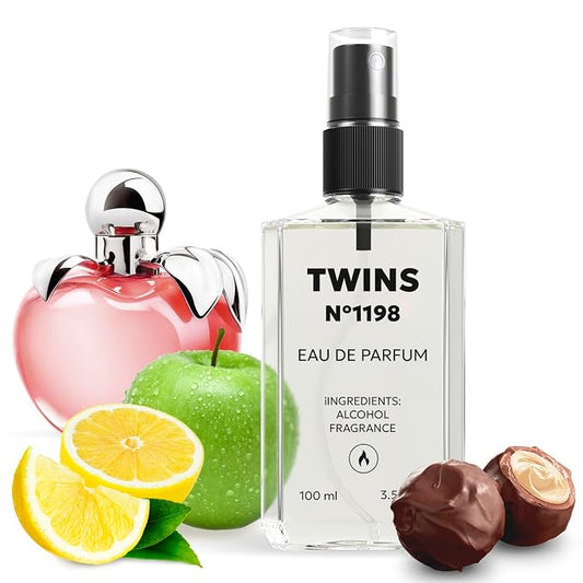 TWINS Impression of Nina | Perfume for Women Eau de Parfum | No.1198 | 3.4 Fl Oz / 100 ml