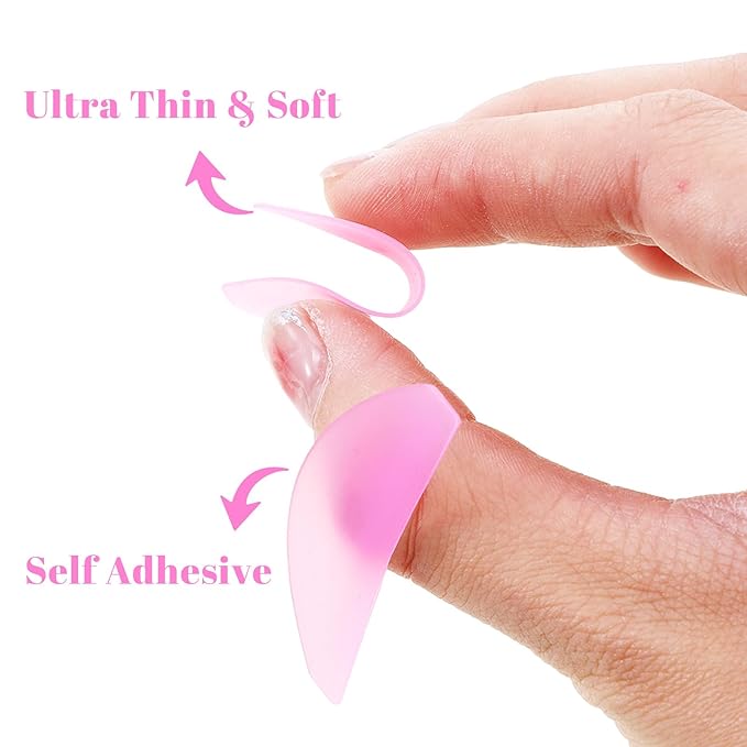 6 Pcs Flat Lash Lift Shields Korean Lash Lift Pads Super Sticky For NO.1 Perm Soften Eyelashes Glueless Pads Lashes Lifting Shield For Salon Perming Lashes Thoroughly Ultra Thinner Pad