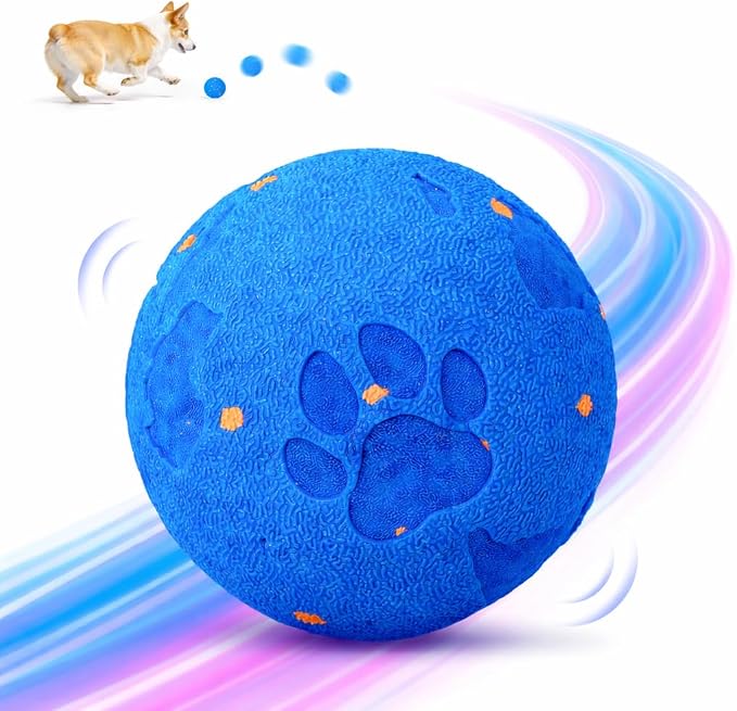 Pet Prime Interactive Dog Ball Toy,Automatic Bouncing Ball with Motion Activated,Moving Dog Toy for Medium and Large Dogs,2 Play Modes for Mental Stimulation and Keep Them Busy