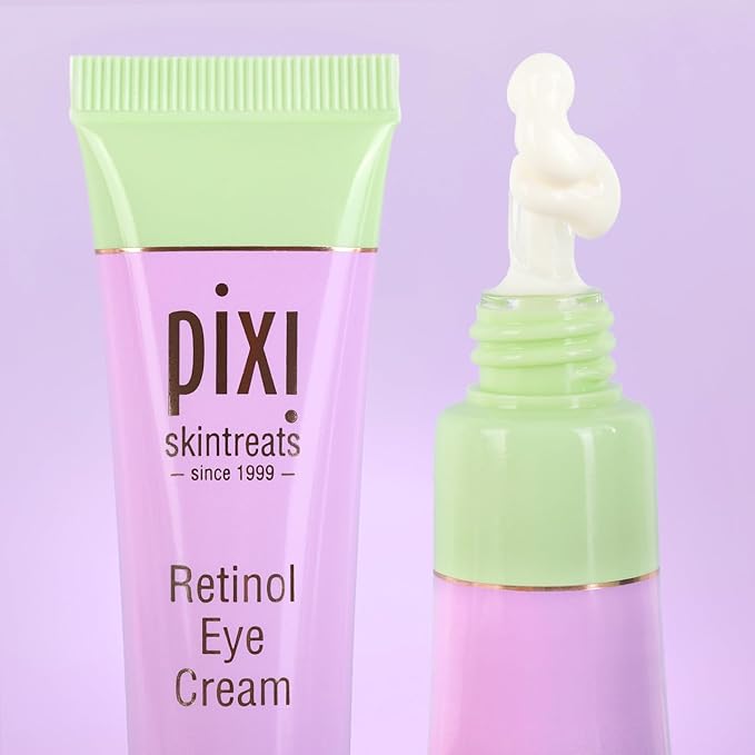 Pixi Beauty Retinol Eye Cream | Soothing Eye Cream | Retinol Helps Smooth & Refine Delicate Eye Area | Peptides Help Minimize Fine Lines | 0.84 fl oz/25ml