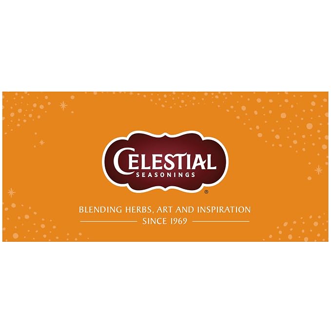 Celestial Seasonings Herbal Tea, Vermont Maple Ginger, Caffeine Free, 20 Count (Pack of 6)