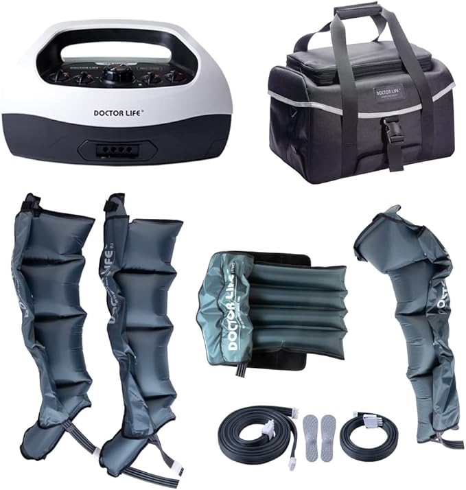 DOCTOR LIFE Full Body Recovery System (FSA HSA Approved), Sequential Air Compression Device, Foot and Leg Recovery Boots, Arm and Waist, Improved Blood Circulation and Fast Recovery (SP-2000, 2XL)