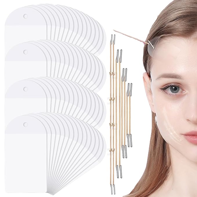 Face Tape Lifting Invisible - Neck Facial Lift Tape, Japanese Face Tape - 80PCS