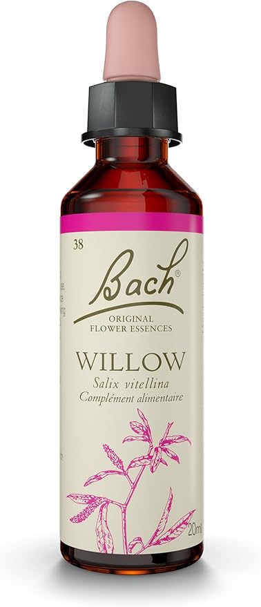 Bach Original Flower Remedies, Willow - Forgive & Forget - Natural Homeopathic Flower Essence for Emotional Balance - Vegan, Gluten Free, Sugar Free - 20mL Dropper