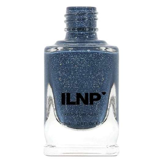 ILNP Better Days - Muted Midnight Blue Holographic Nail Polish