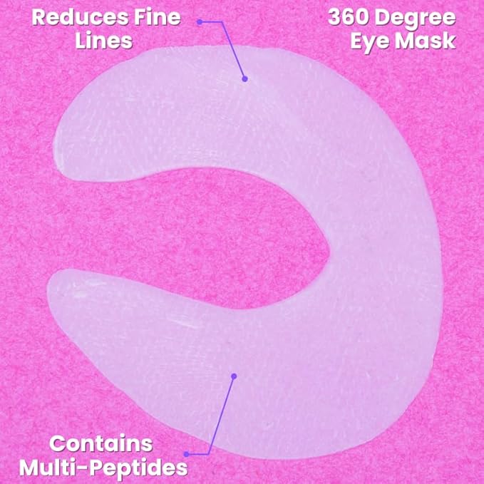 masque BAR 360 Eye Patch Retinol Eye Patches for Puffy Eyes and Dark Circles | Collagen Eye Mask Patches | Hyaluronic Acid Eye Masks | Korean Skin Care | K beauty Mask- 6pk