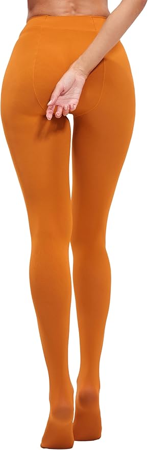 CozyWow Women's 80D Soft Opaque Tights, High Waist Solid Color Womens Tights with 30+ Colors