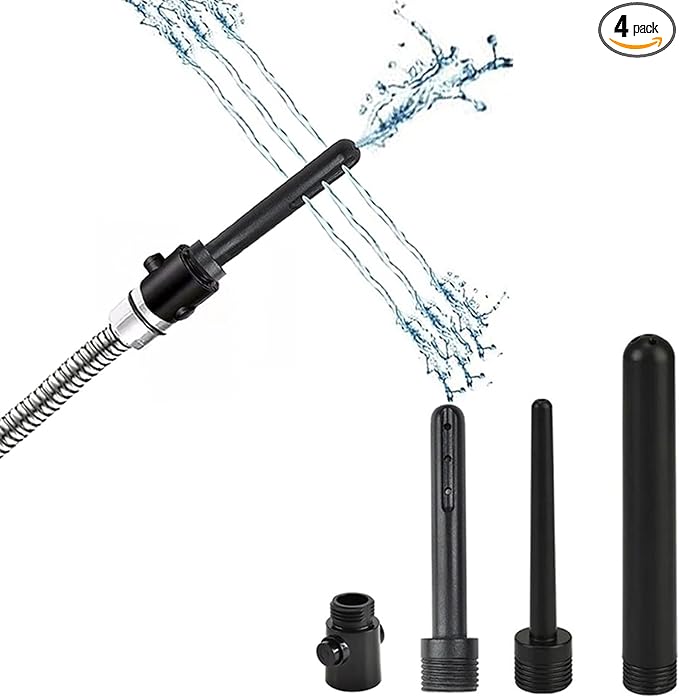 ABS Enema Shower Kit 4-Piece Set with Control Valve Irrigation Kit for Men and Women Personal Cleansing, Easy to Operate