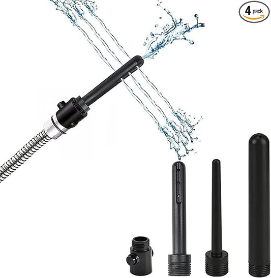 ABS Enema Shower Kit 4-Piece Set with Control Valve Irrigation Kit for Men and Women Personal Cleansing, Easy to Operate