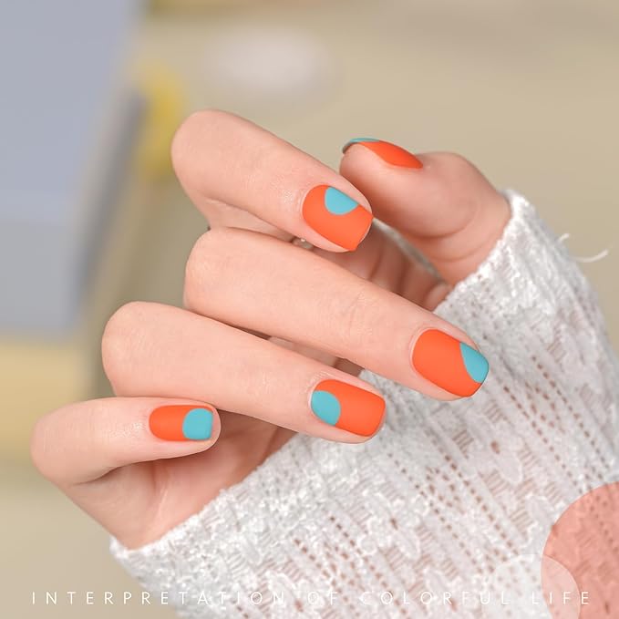 GAOY Orange Gel Nail Polish, 16ml Soak Off Gel Polish, UV Light Cure for Nail Art DIY Manicure at Home, 1460 Bright Orange