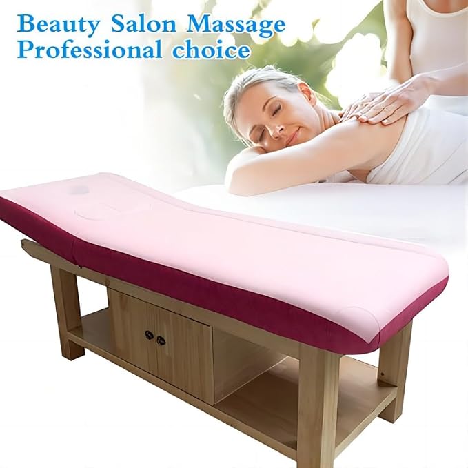 50Pcs Disposable Massage Table Sheets 31.5" x 71" Non-Woven Fabric Bed Covers for Ultimate Hygiene and Comfort in Massage, Tattoo, and Spa Treatments, Breathable and Durable Sheets(White)
