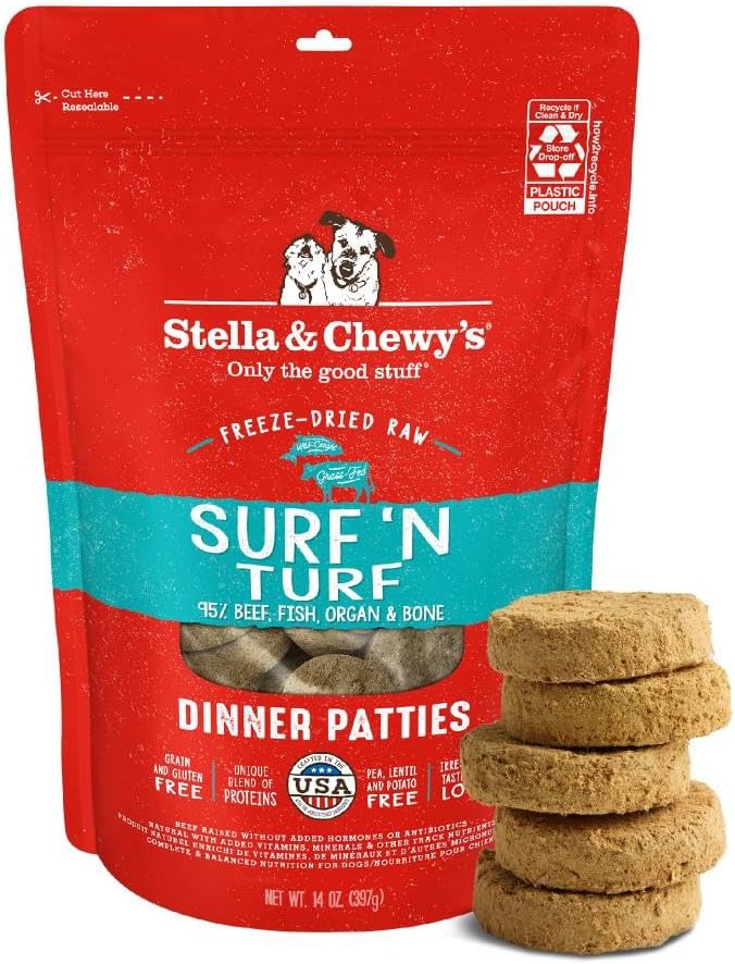 Fresh from the Farm Freeze Dried Dog Food-16OZ-SURF_N_TURF
