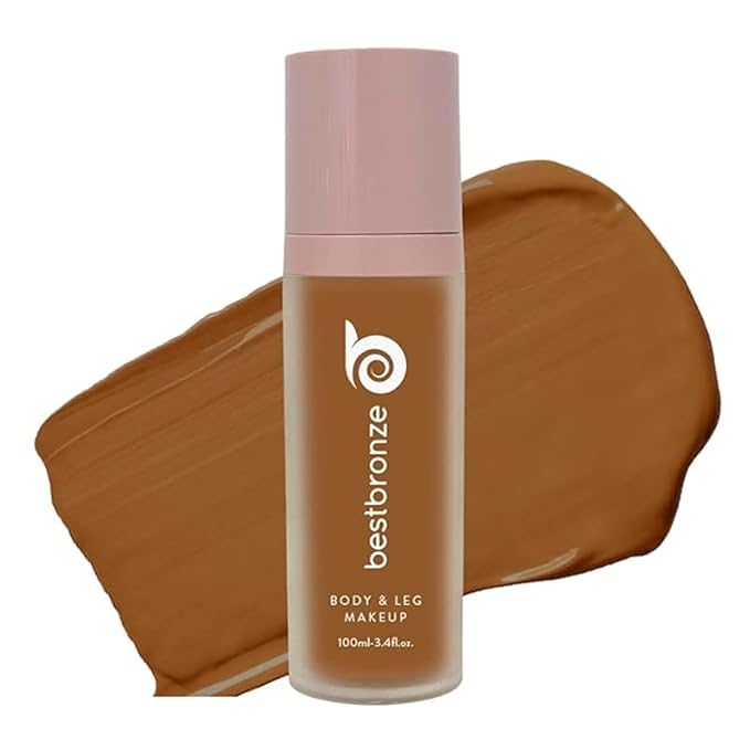 Best Bronze Bombshell Body Makeup - Tattoo Cover Up Makeup & Body Foundation Waterproof - Tattoo Concealer Waterproof for Scars, Varicose Veins Cover Up & Leg Foundation (NW49 Dark)