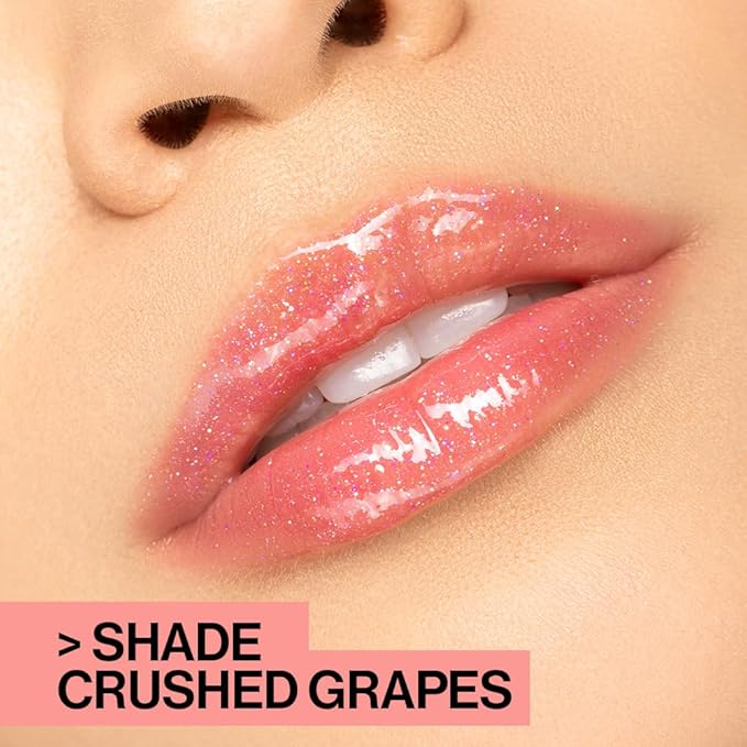 wet n wild MegaSlicks Lip Gloss, Ultra-Glossy, Vitamin-E Enriched, Ultra-Gloss High Shine Moisturizing, Cruelty-Free & Vegan - Nude Mood