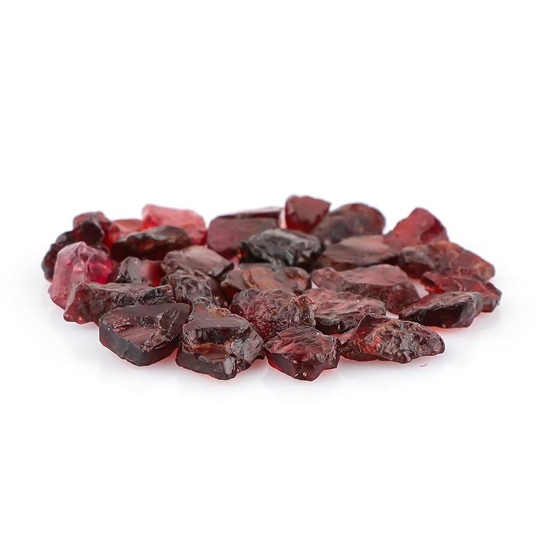 50 carats Raw Red Garnet Rough Gemstone, Natural Crystals, Healing Stones, Wholesale Bulk Lot, Jewelry Making Stones Supply, Stone, 10 to 15mm, 8 to 10pcs