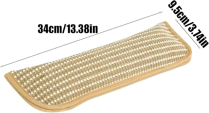 Sisal Catnip Pillow Cat Nail File Scratcher Sisal Teeth-Cleaning Scratching Pad for Kittens & Small Cats Interactive Play & Stress Relief for Indoor Pets