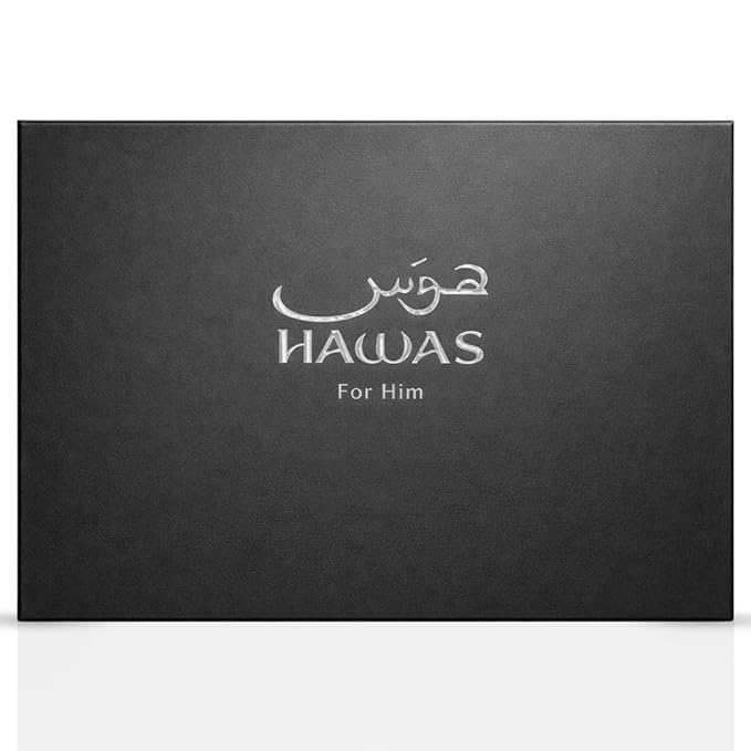 RASASI Hawas Viper 3-Piece Perfume Gift Set Eau de Parfum Spray & Face, Beard Wash & Shower Gel 100ml (3.4 Oz)