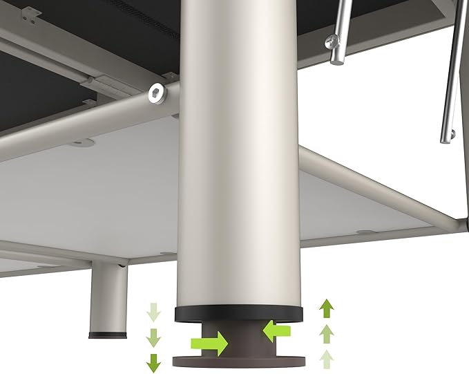 pouseayar 30.5'' Wide × 75'' Long Stationary Massage Table Folding Bed with Backrest for Treatment Table Physical Therapy Table Spa Facial Bed, Metal Frame PU Leather - Beige Gray