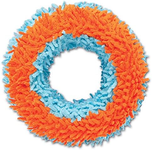 Chuckit! Indoor Fetch Roller Toy for Dogs - Interactive Dog Toys for Boredom, Orange and Blue 4.7 inches (Pack of 12)