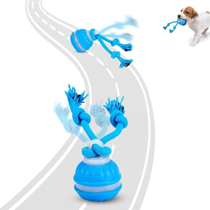 Interactive Dog Toys for Dogs – Automatic Moving Dog Toy Ball, Smart Dog Puzzle Toy for Boredom & Enrichment, Durable Dog Toys for Small Dogs & Aggressive Chewers, Puppy Interactive Toys