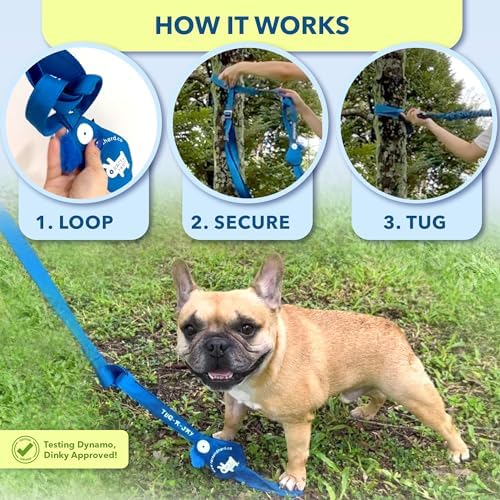 Race&Herd Tug-A-Jay Tether Tug Outdoor Dog Toy — Bungee Tug Rope