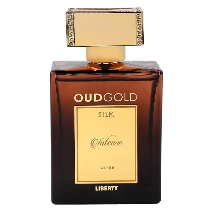 Liberty Premium Oud Luxury Seductive Long Lasting (3 days) OudGold Silk Intense Parfum for Men & Women (100ml/3.4Oz), Designed in France, Woody Notes