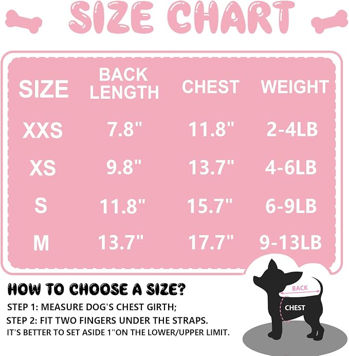 4 Pieces Chihuahua Clothes Dog Clothes for Small Dogs Girls Summer Autumn Cute Puppy Clothes Soft Pet Dog Shirts Teacup Dog Cat Clothing Pink (Small)