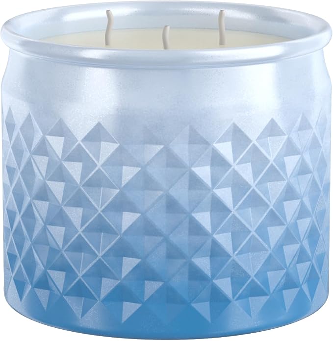 Candle-lite Holiday Scented Candles, Winter Fleece Scent, 10 oz 3-Wick Jar Candle, Proudly Poured in The USA, Christmas Home Decor Candle, 40 Hours of Burn Time, Holiday Gift for Men and Women