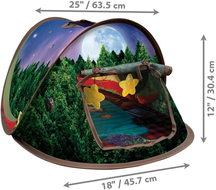 KONG PlaySpaces Glamping Tent Cat Hideaway, Collapsible House