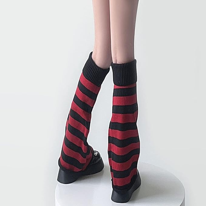Sexybody Women's Leg Warmers Fashion Knit Warmers Long Socks Cute Y2K Kawaii Japanese Lolita Harajuku Accessories for Girls