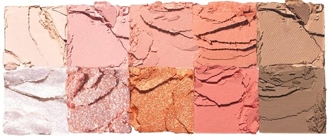 rom&nd Better Than Palette 102g (08 Peach Dahlia Garden) | Eye Makeup Palette, Matte & Shimmer Eye Shadow, Sparkling Glittery, various 10 shades, Long Lasting, High Pigmented, Blendable, Warm Tones