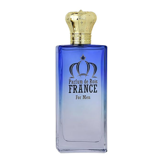 AFLUXE PARFUM DE ROIS FRANCE Long-Lasting Cologne for Men | Fresh Citrus & Woody Scent | Eau de Toilette 100ml Spray | Day to Night Fragrance