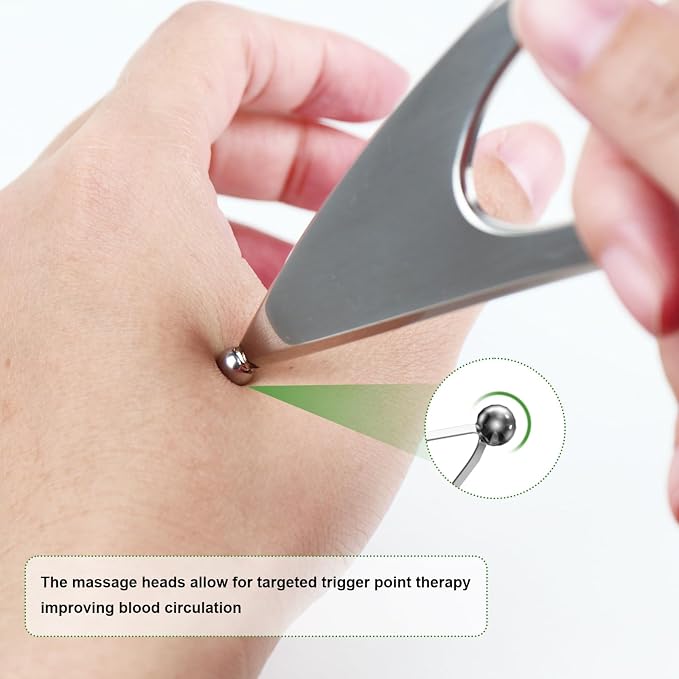 Stainless Steel Guasha Scraping Massage Tool for Soft Tissue Therapy, Ideal for Back, Legs, Arms, Neck, Shoulder Relief (Bird Shape)