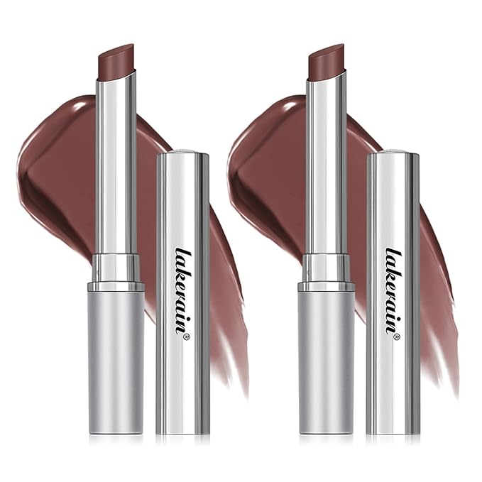 Honey Lipstick Tinted Lip Balm - Sheer Hydrating Lipstick for All Skin Tones - Moisturizing Lip Color, Nourishing Lip Balm with a Hint of Natural Black Cherry Tint (2Pcs Nude Honey)
